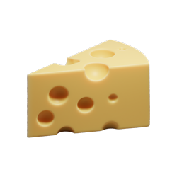 Picture of cheese object at beta stage.